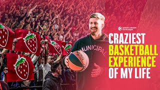 Inside the CRAZIEST BASKETBALL EXPERIENCE  Partizan  Crvena Zvezda ETERNAL DERBY VLOG [upl. by Magbie]