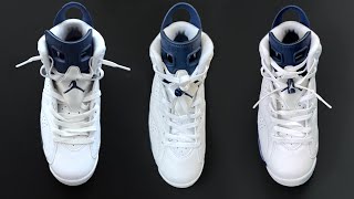 3 WAYS HOW TO LACE NIKE AIR JORDAN 6 Laces Styles [upl. by Mcmahon]