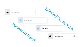 How to code Password textbox  Tailwind tutorial  Reactjs tutorial  in 2 minutes  textbox [upl. by Luhey]