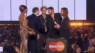 Tame Impala win International Group  The BRIT Awards 2016 [upl. by Seitz395]