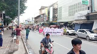 20240526 Yupparaij Wittayalai Marching Band at Pride Parade 419 [upl. by Hsihsa]