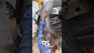 Accident i10  Arcot  hundai i10 dent carpaint arcot painting carpaintingservice [upl. by Ahsilek436]