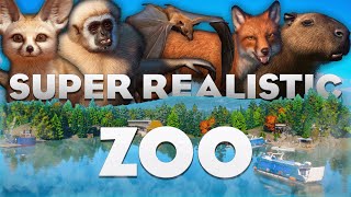 🌲 This REALISTIC Zoo is INCREDIBLE Details at EVERY CORNER  Planet Zoo Tour [upl. by Lindi372]