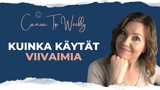 Kuinka käytät viivaimia Canvassa [upl. by Tyrone27]