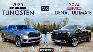 KINGS OF LUXURY  2025 RAM 1500 Tungsten vs 2024 GMC Sierra Denali Ultimate Comparison [upl. by Sanfo]