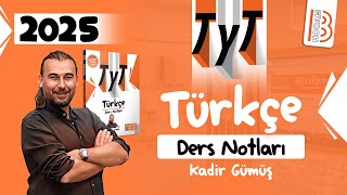 TYT Türkçe  Tanıtım  Kadir GÜMÜŞ  2025 [upl. by Asilav]