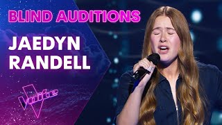 Jaedyn Randell Performs Jessie Js Big White Room  The Blind Auditions  The Voice Australia [upl. by Cyn]