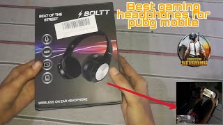 boltt blast 1000 hifi stereo overear bluetooth headphones unboxing and review Bestgamingheadphone [upl. by Humph]