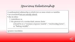 Spurious Relationship [upl. by Celtic]