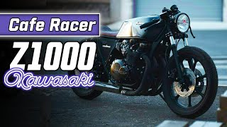 Kawasaki Z1000 Cafe Racer by bellpali [upl. by Nujra491]