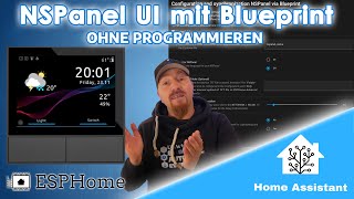 NSPANEL mit alternativer Oberfläche OHNE ZU PROGRAMMIEREN in Home Assistant [upl. by Alber409]