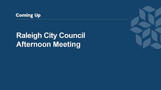 Raleigh City Council Afternoon Meeting  January 2 2024 [upl. by Landis]