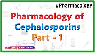 Pharmacology of Cephalosporins  Classification  spectrum of activity and clinical use  Part 1 [upl. by Haroppiz]