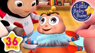 Head Shoulders Knees and Toes  Part 2  36 Minutes Compilation from LittleBabyBum [upl. by Aken]