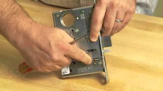 How to Change the Handing of a SARGENT Mortise Lock [upl. by Fawcett]