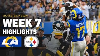 Highlights Rams Top Plays vs Steelers  Tutu Atwells TD Puka Nacuas Big Catches amp More [upl. by Medarda]