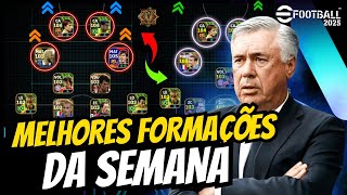 Ela voltou 😱🔥 As 14 MELHORES FORMAÇÕES Secretas da Semana efootball 2025 mobile [upl. by Nessie]