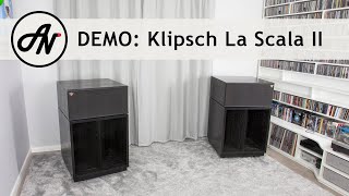 Klipsch La Scala II Speakers  Video Demonstration [upl. by Helms]