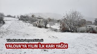 YALOVA’YA YILIN İLK KARI YAĞDI [upl. by Aniras173]