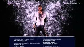 Måns Zelmerlöw  Heroes Sweden  WINNING performance LIVE at Eurovision 2015 [upl. by Faline]