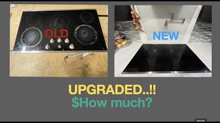 DIY installation and Function test GE 36inch Electric Cooktop Model PP9036SJSS [upl. by Emolas]