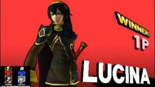 Smash Bros 3DS  Lucina DESTRUCTION [upl. by Mccafferty]