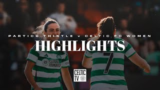 SWPL Highlights  Partick Thistle 03 Celtic FC Women  McGregor amp Agnew sink Jags [upl. by Valentia472]