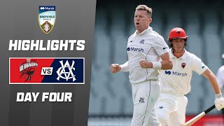 South Australia v Victoria  Sheffield Shield 202324  Day 4 [upl. by Ruon]