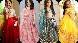 Kids Lehenga Choli Designs⭐️Baby Girl Crop Top Lehenga DesignsBaby GirlKids Chaniya Choli Designs [upl. by Aicram]