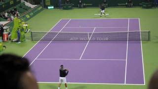 Tsonga vs Monfils Final 2012 Doha [upl. by Assened]