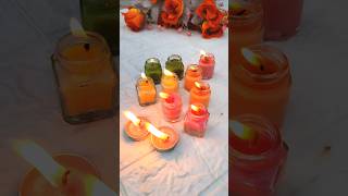 Homemade Candle  Candle Making vinnyartworks homemadecandles candlemaking diwalispecial vibes [upl. by Minta142]