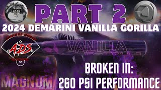 Swinging a broken in 2024 DeMarini Vanilla Gorilla Grape Ape  Average Dudes Slowpitch Bat Review [upl. by Aleras]