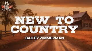 bailey zimmerman  new to country lyrics [upl. by Steiner]