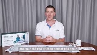 How to Clear the Monitor’s Memory and Pair the Bed amp Chair Alarm Pads Again [upl. by Eixid579]