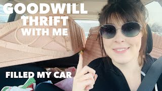 Filled My Car at GOODWILL  Thrift With Me for EBay  Reselling [upl. by Cote81]