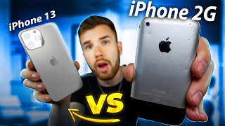 iPhone 2G VS iPhone 13  IL PRIMO iPhone contro LULTIMO [upl. by Anovahs]