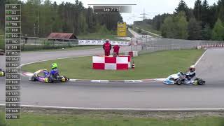 DKM2019 Deutsche KartMeisterschaft Wackersdorf DKM Rennen 1 [upl. by Reemas]