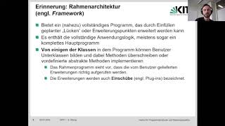 25 Übung Entwurfsmuster Adapter Besucher Struktur Schablonen in Mosaique Refaktorisierung Git [upl. by Aramoy167]