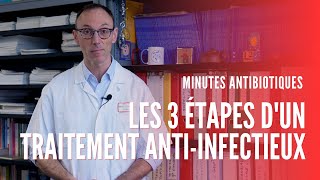 Minutes antibiotiques  Les 3 étapes dun traitement antiinfectieux [upl. by Doxia]