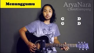 Chord Gampang Menunggumu  Peterpan by Arya Nara Tutorial Gitar Untuk Pemula [upl. by Lillian]