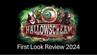 York Maze Hallowscream  first look video 2024 [upl. by Anihsak]