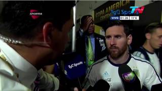 MESSI quotSe Termino La Seleccion Para Mi quot Renuncio A La Seleccion Argentina  NOTA 2016 [upl. by Nylatsyrk]