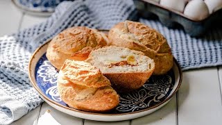 Gebackene Eier im Brötchen Perfekt zum Osterfrühstück 🍞🥚 [upl. by Imray977]