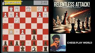 oh quotSacrifices and Precision A Tactical Masterpiece in the Center GameChessTactics CenterGame [upl. by Ruckman353]