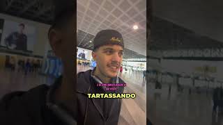 VALERIO MAZZEI SALUTA LA SUA FIDANZATA E PARTE PER NEW YORK DA SOLOtiktok perte webboh neiperte [upl. by Haidadej]