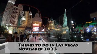 Things to do in Las Vegas November 2023 edition [upl. by Ayardna765]