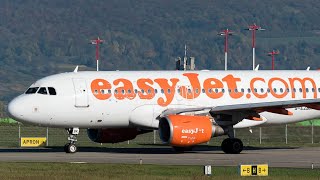 EASYJET A319 GEZBY CIRCUIT TRAINING  DONCASTER AIRPORT UK [upl. by Slaohcin598]