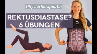 Heile Deine Rektusdiastase  Mitmach Video 6 sichere Übungen [upl. by Rowe]