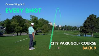 Playing City Park Golf Course  Back 9  Course Vlog V2 with Chris Hamilton [upl. by Bettina]