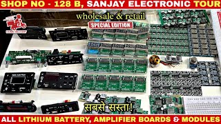 All amplifier boards power bank modules lithium batteries drone motors sensors amp convert Delhi [upl. by Orelie98]